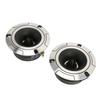 2 Pcs 150W Car Tweeter High Sensitivity High Frequency Response Silver Car Loudspeaker for All Car Sound Systems
