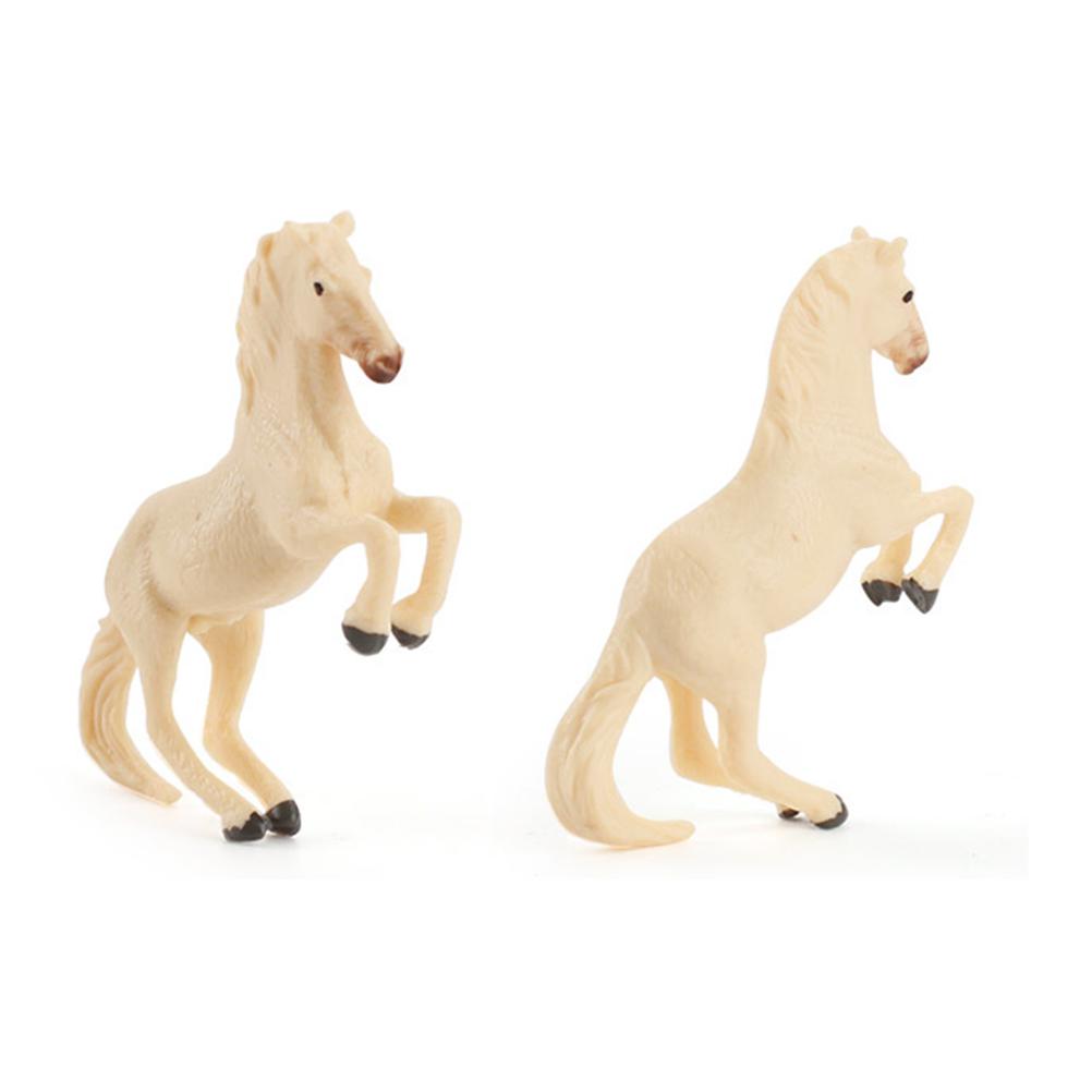 12PCS Mini Action Figures Horse Toy Model Simulation PVC Miniature Horse Animals Toy Playset