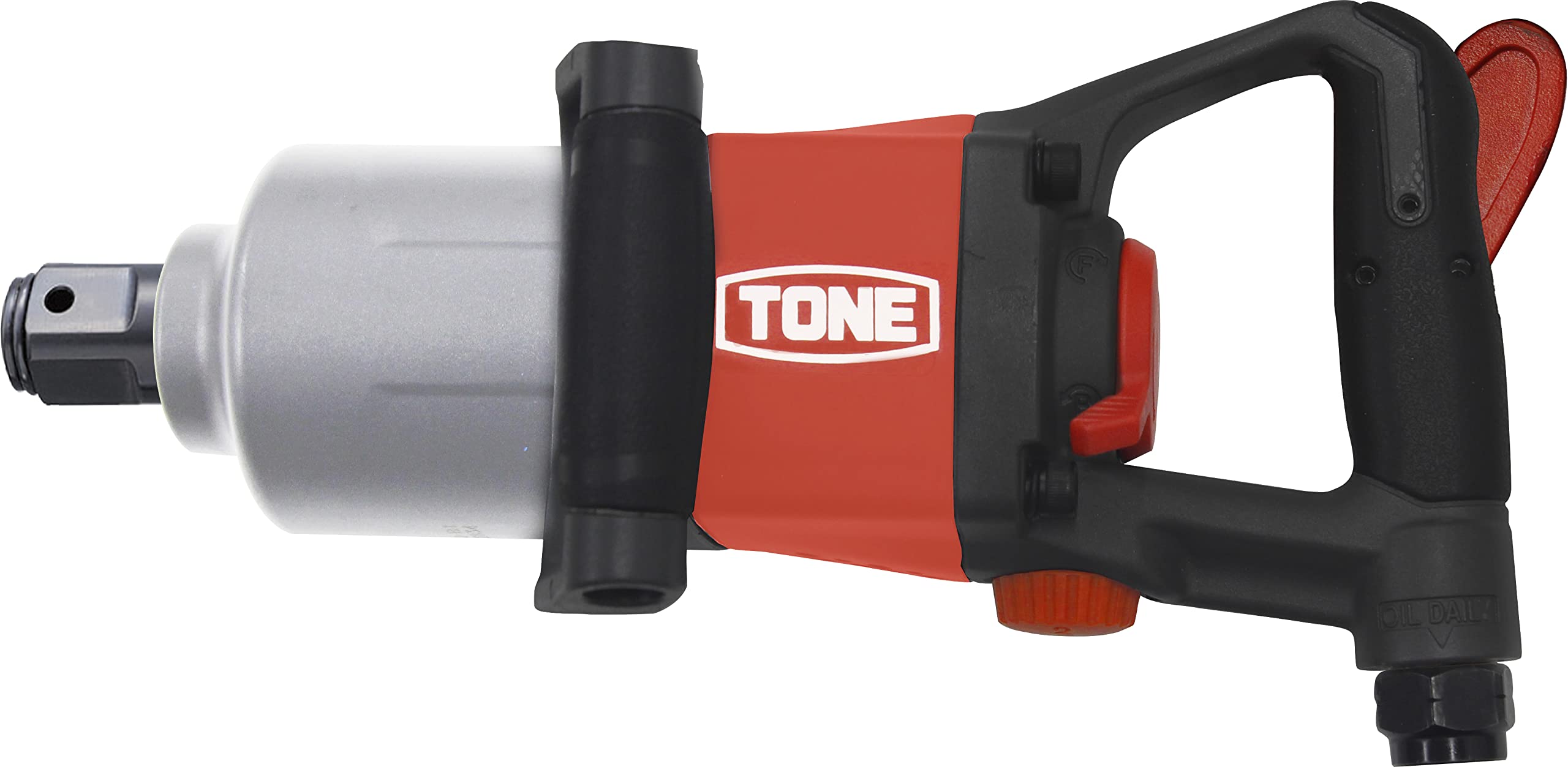 

TONE Air Impact Wrench AIS8360S Drive Angle Red (Straight Type) 25.4mm (1 ) 2700N m