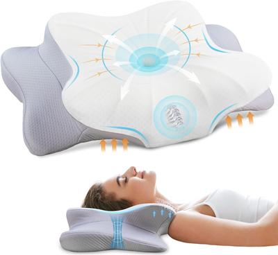 Oreiller Cervical pour le Cou et l'Épaule Oreillers Ergonomiques en Mousse à Mémoire Oreiller de Soutien du Cou pour Dormeurs sur le Côté, sur le Dos et sur le Ventre