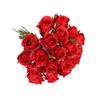 Artificial Flowers Fake Rose Bridal Bouquets 20 Heads Handheld for Arrangements Wedding Table Centerpieces Home Party