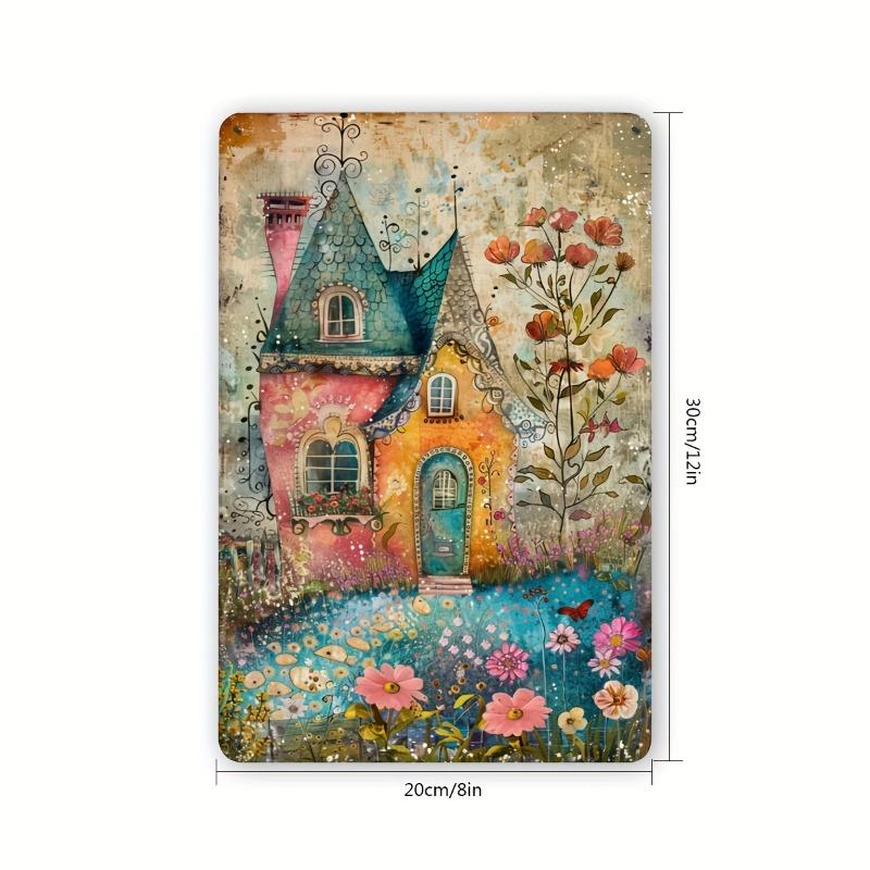 2D Flat Classic Design Metal Wall Art Expertly Crafted from Solid Iron Material with Genuine Antique Finish for Interior Spaces