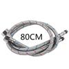 G1/2 Caliber Hoses Length 60cm/80cm Faucet Hoses Cold Hot Mixer Faucet Stainless Steel Water Inlet Pipe High Quality