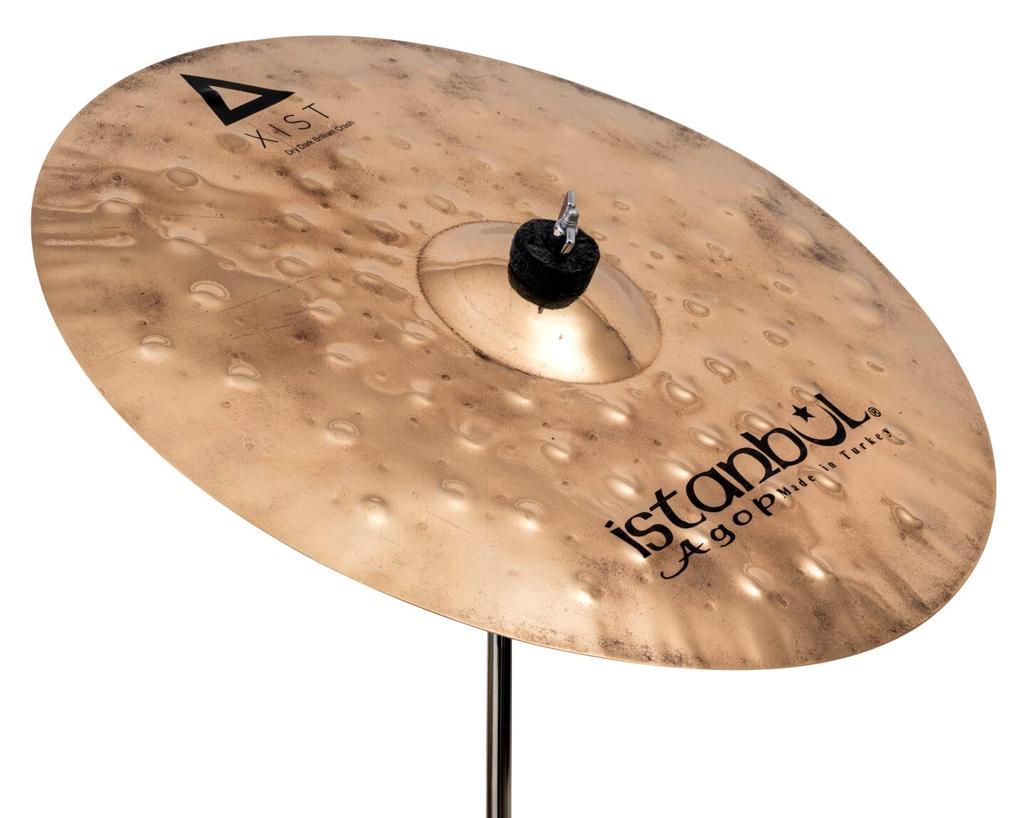 Istanbul Agop Xist Dry Dark Series Crash Brilliant Finish Cymbal, 22-inch, (XDDBC22)