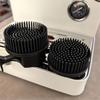 Long Handle Coffee Machine Cleaning Brush Silicone Arc Brew Head Brush Durable Kitchen Cleaning Tool