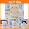 Cute Furry Cat Plush Keychain Fluffy Stuffed Animal Bag Accessory Cartoon Kitty