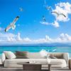 Beach Wallpapers Island Murals Ocean Sky 3d Wall Murals Living Room Bedroom Tv Background Mural Home Decor