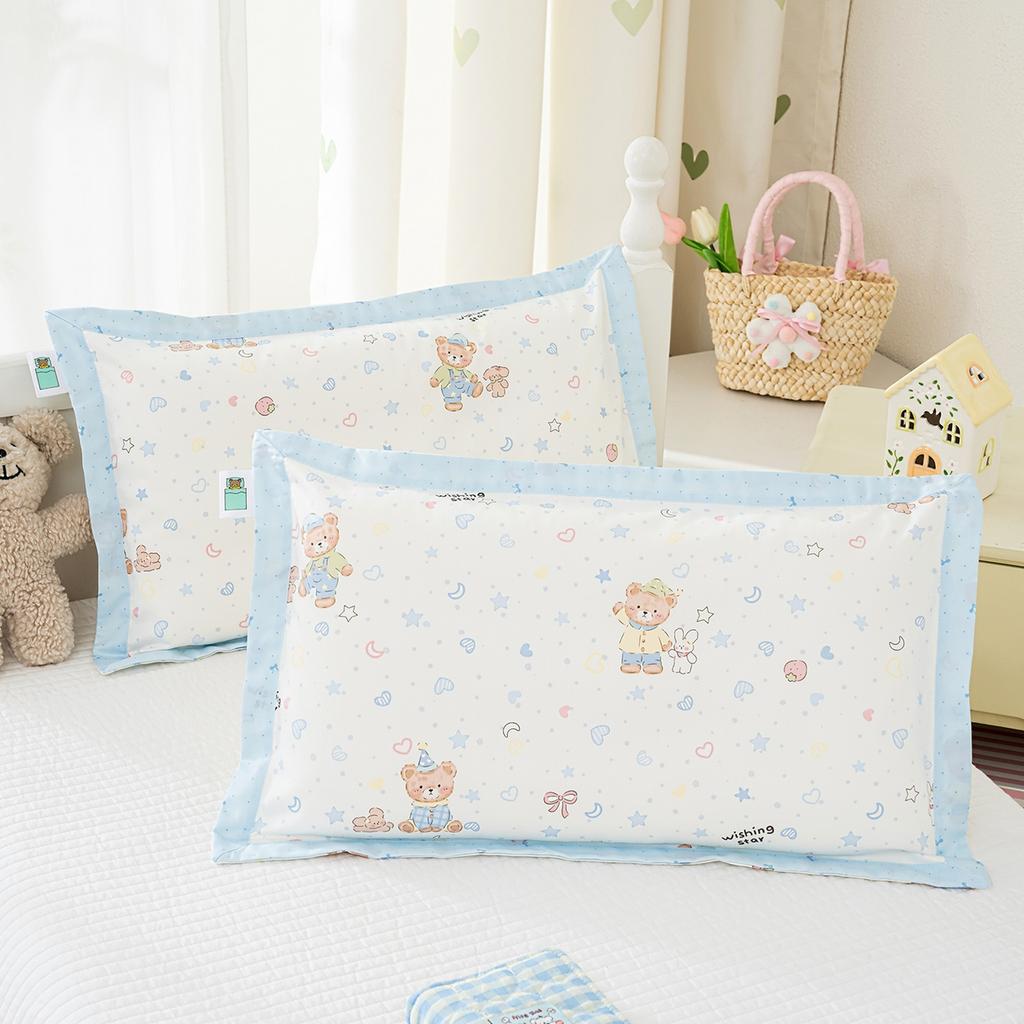 1Pc 300 TC Cotton Sateen Floral Printed Euro Size Pillowcase 40x60 cm,Pillowcover With Envelope Closure,Without Core