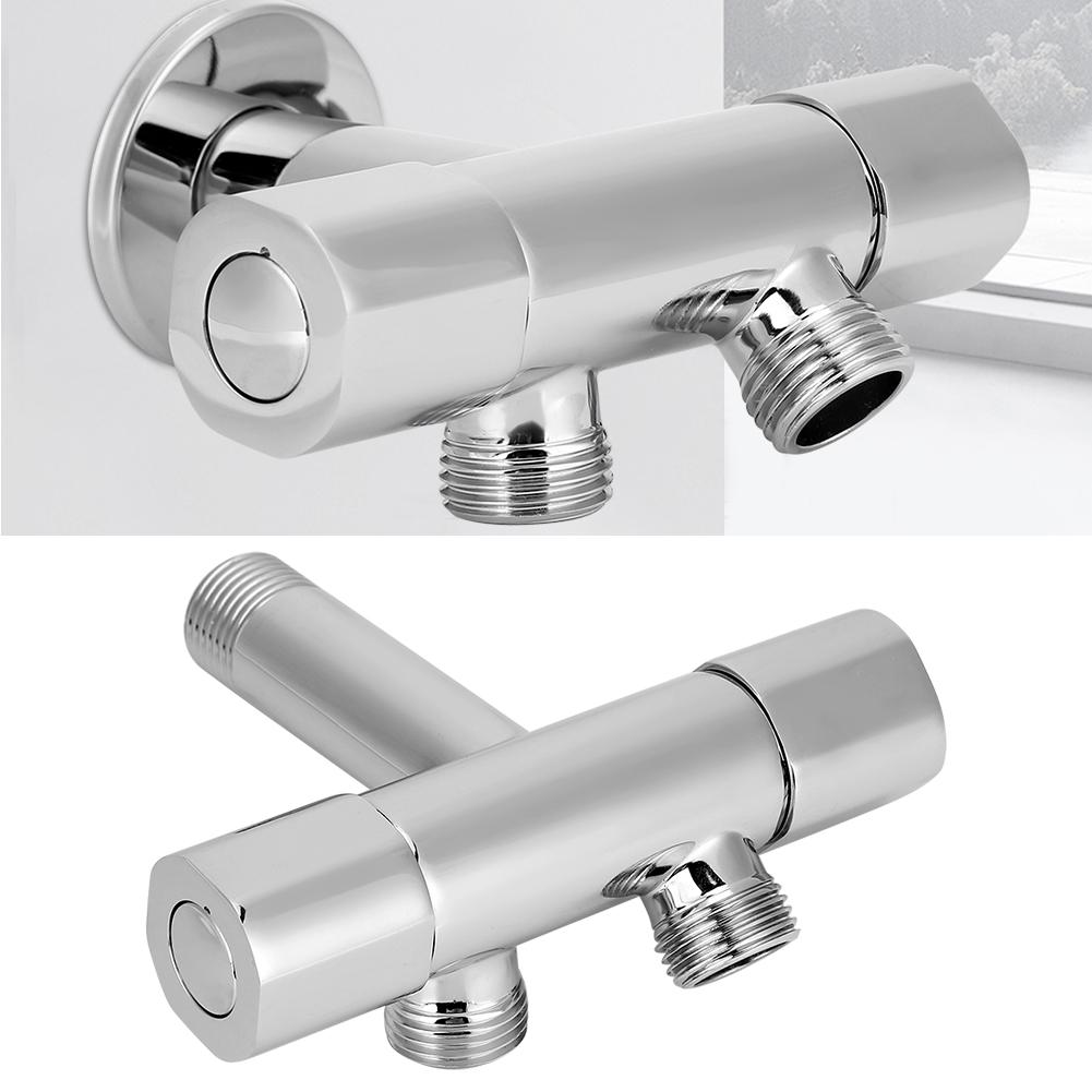 Gwint G1/2 cala Mosiądz 1 Wejście 2 Wyjścia Zawór Kątowy Zawór Przełączający Trójdrożny Podwójny Uchwyt Podwójny