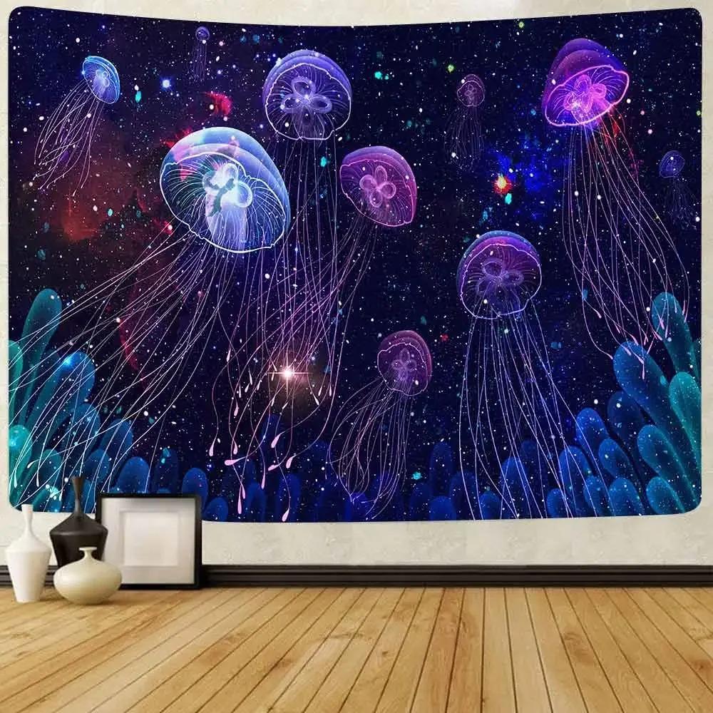 Fantasy Jellyfish Tapestry Office Living Room Decoration Home Wall Tapestry