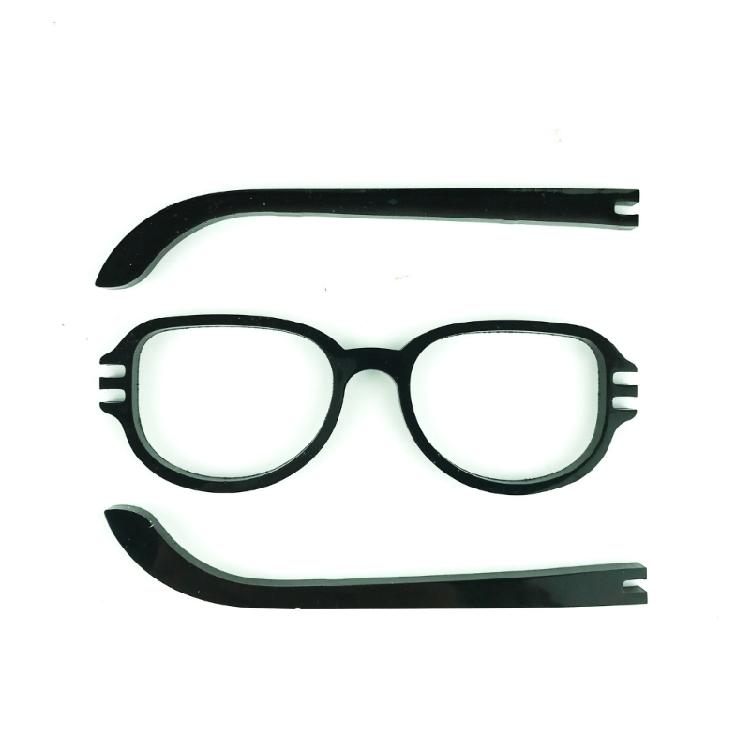 Glasses Shape Ornament Decoration Mold Used for Resin Casting Jewelry Making