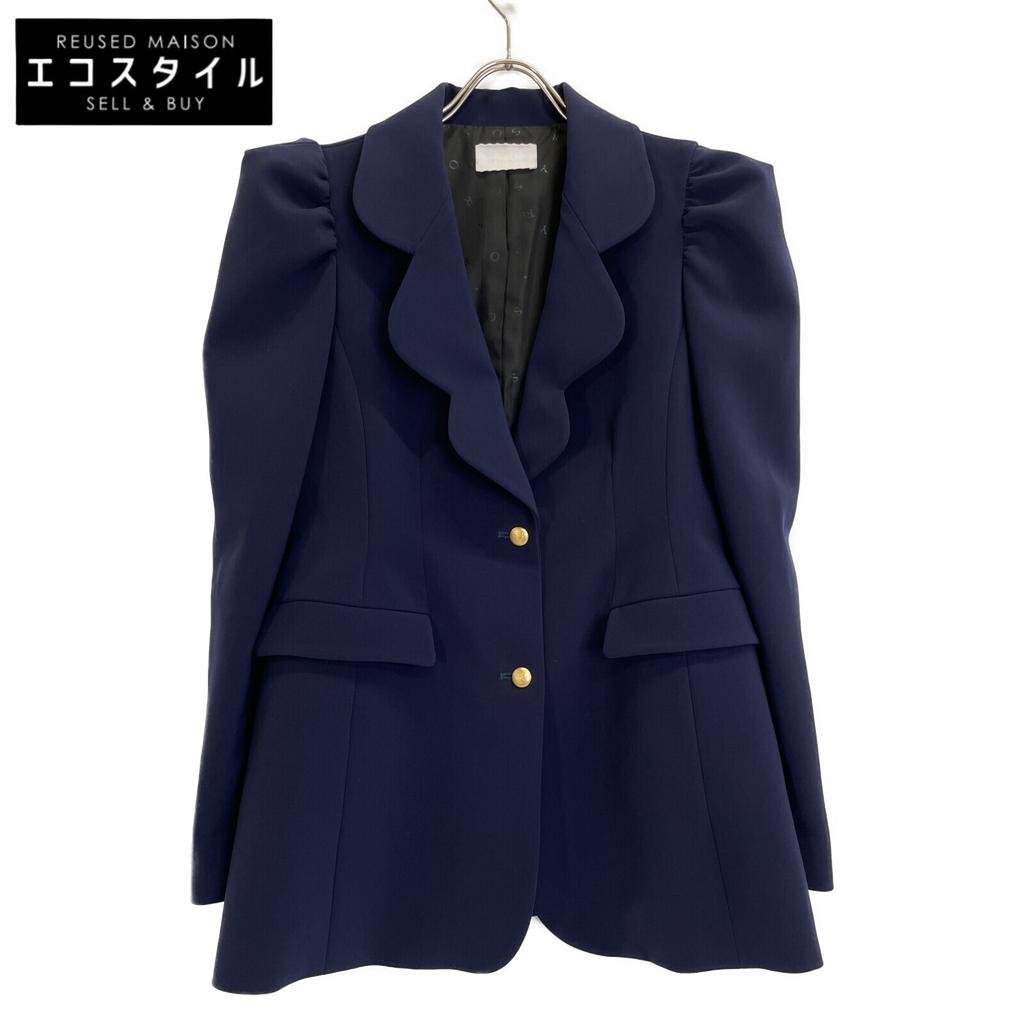Rosy Monster  RMAJ-0124S Navy Ceremony Scallop Jacket Jacket M NavyUsed