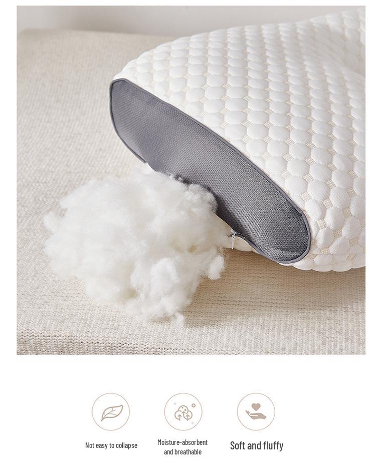 Non-Collapsing High-Weight Knit Neck Pillow for Cervical Support - Ideal for Adults, Students, Home & Dormitory