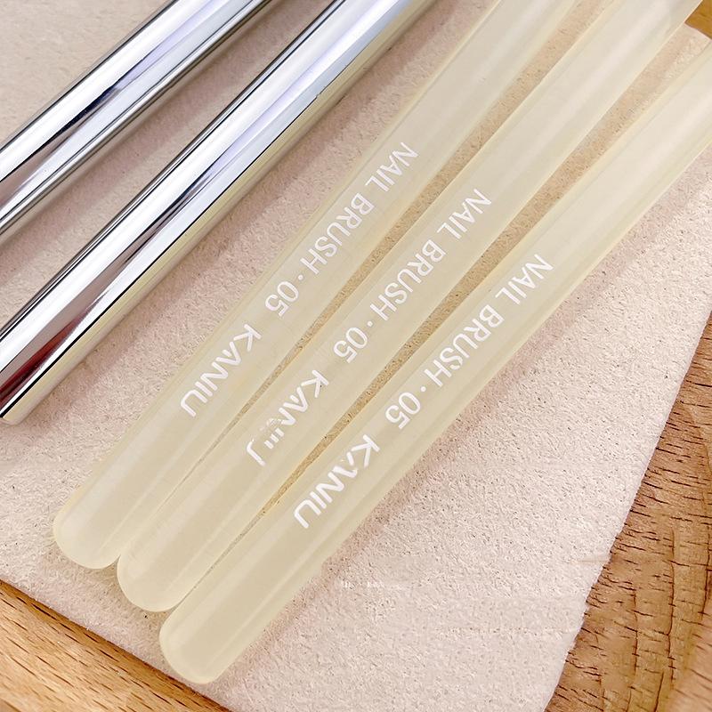 Nailart Textur Pinsel French Tip Styling Nagelpinsel Licht Phototherapie Pinsel Kunststoff Maniküre Malwerkzeug Nagellackstift