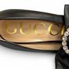 Great GUCCI pumps Leather with jeweled buckle and ribbon band. 35.5 481176 Used