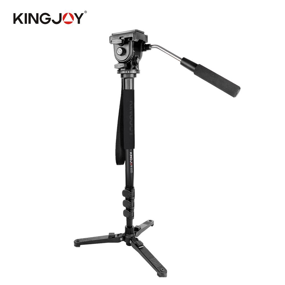 Aluminium Alloy Camera Monopod Unipod with Fluid Ballhead Quick Release
