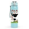 1PC Baby Cow Farm Pattern 750ml Color Plastic Sports Water Bottle Leakproof Flip Straw Lid Suitable for Sports Office Home Use