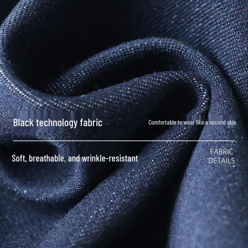 VICTORIA&VERA Women's Anti-Wrinkle Faux Denim A-Line Midi Skirt