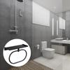 Modern Towel Rings Bathroom Storage Solution Sturdy Stainless Steel Construction Fit Various Wall Types Daily Use
