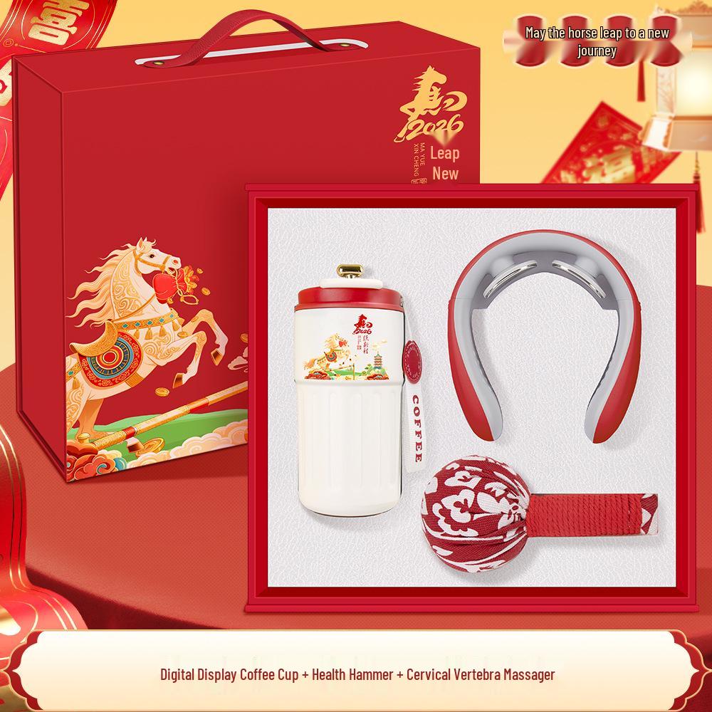 Year of the Horse Luxury Coffee Thermos Set – Ideal for Corporate Gifts, Events, and Client Appreciation