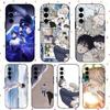 Low Tide In Twilight For Samsung Galaxy S25 S24 S23 Ultra S22 S21 Plus S20 Black Soft Silicone Protective Case