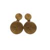 Simple Double-Layer Hollow Round Earrings, Earrings, Light Luxury And Fashionable Three-Dimensional Niche Personality, High-Grade Light Luxury