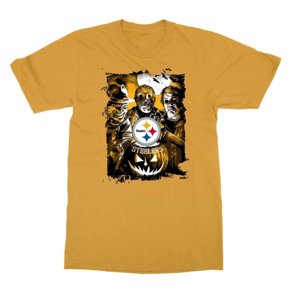 Jason Michael Myers Freddy Krueger Pittsburgh Steelers Men039;s T-Shirt Unisex T-Shirt XXXL