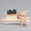 Diy Boat Model Material Set Wood Boat Building Kit 3D Assemble Wooden Paddle Steamer Creative Teaching Educational Science