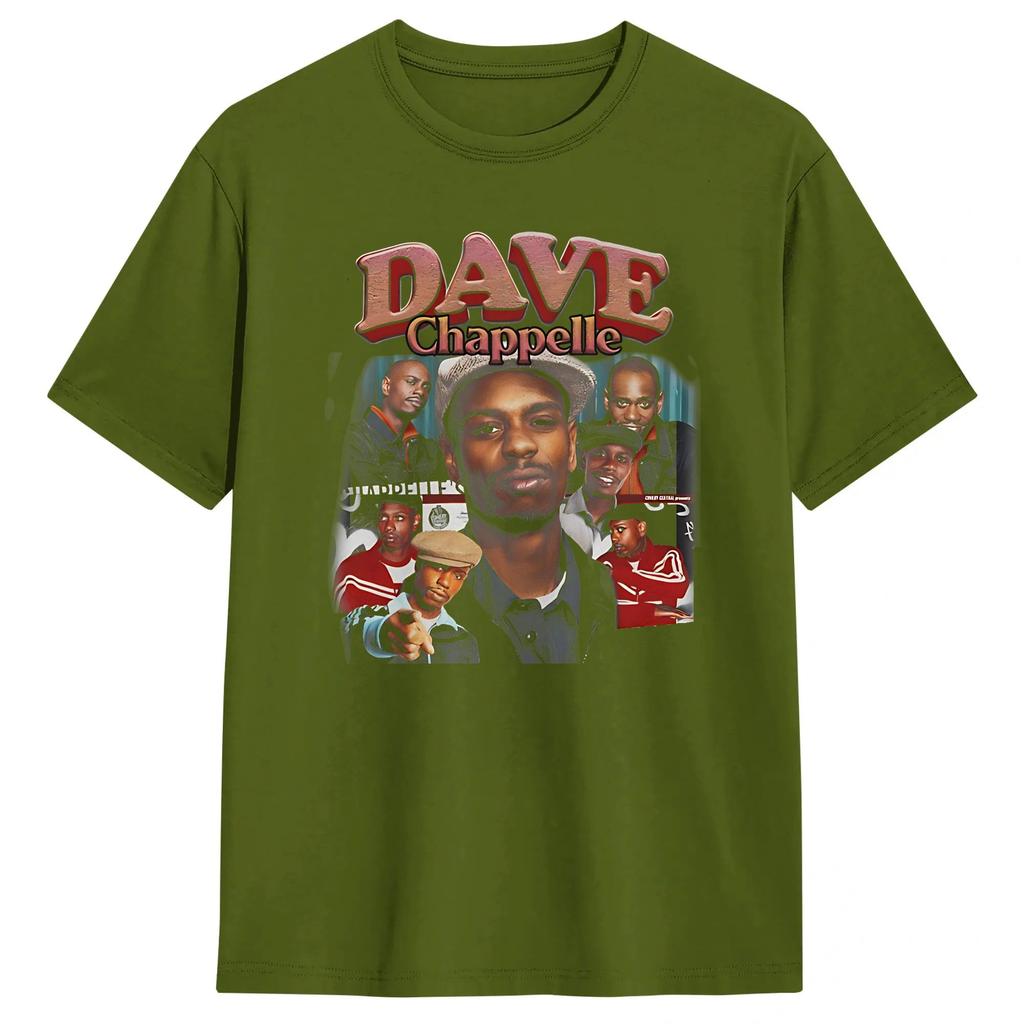 Funny Dave Chappelle TShirt Summer Cotton TShirts For Unisex Harajuku Printed Tee Shirt Short Sleeve Vintage Clothing