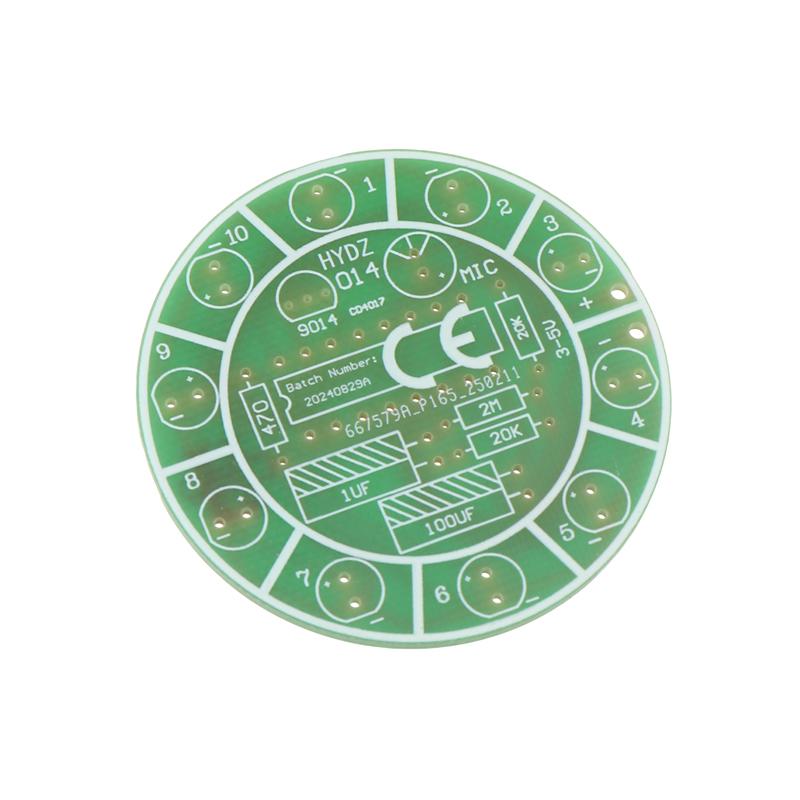 Colorful Voice Controlled Rotating Led Light Kit Voice Controlled Electronic Production Diy Kit Diy Production Parts