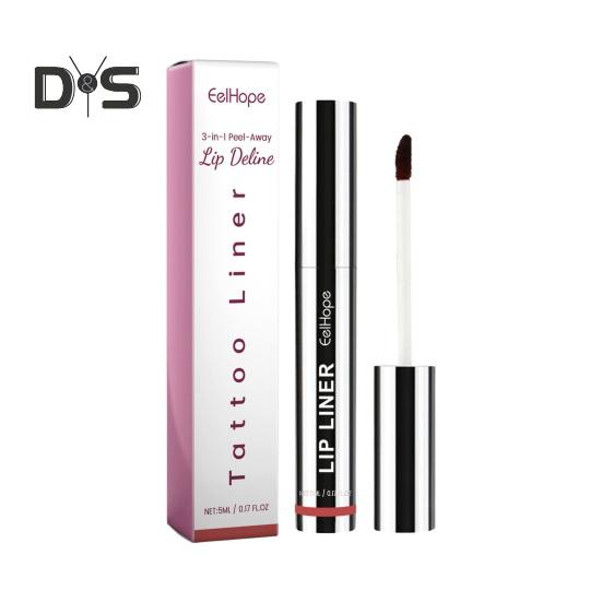 

5 мл отслаивающийся карандаш для губ, долговечный, водостойкий, высокопигментированный, съемный, пухлый, для губ, тату, пятно, женские инструменты для макияжа губ, подарок на день рождения вино красного