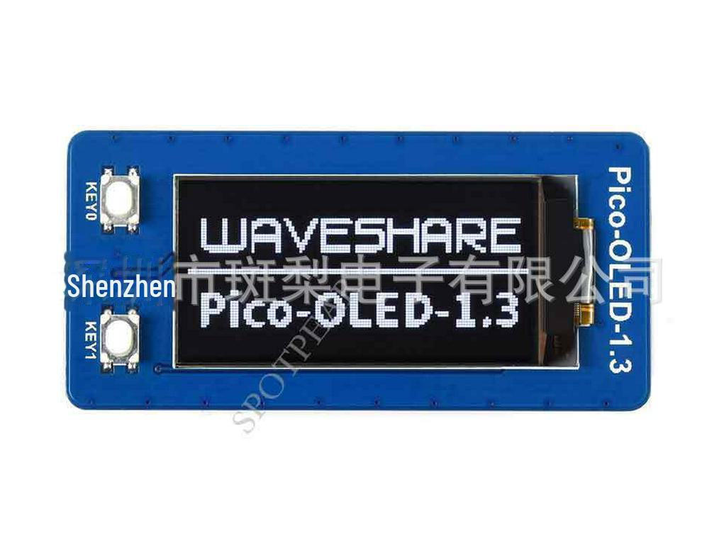 1.3-Inch OLED Display Module for Raspberry Pi Pico, 64x128 Pixels