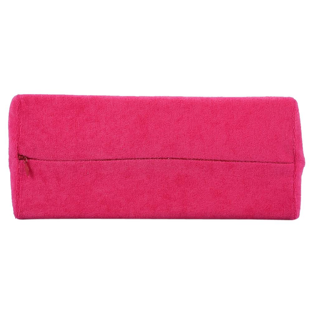 Pernă de Mână Fashion pentru Artă Unghiilor Tratament Manichiură Pernă Moale din Burete Lavabilă Roz