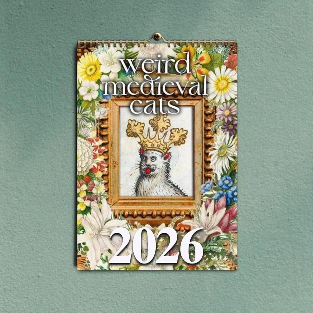 2026 Kalender Katzengeschenke, Enthusiastengeschenke, Neujahrsgeschenke, Wandkalender zur Heimdekoration