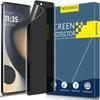 2Pack for Motorola Edge 2024 Privacy Tempered Glass Screen Protector, Ultra HD Tempered Glass Film, Anti-Spy, 9H Hardness, Anti-Scratch, Bubble Free,