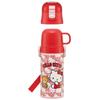 Skater Water 420ml or 350ml Sanrio Hello Kitty Small Stainless Sports Bottle for Kids Children's Bottle, 2-Way, (Direct Drinking) (Cup Drinking),