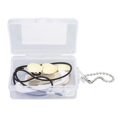 Hearing Aid Clip Light Yellow 3 Hearts Elderly Children"s Single Ear Hearing Aid Anti Lost Rope
