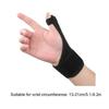 Wrist Thumb Brace For Joint Support With Aluminum Splint Lightweight Breathable For Carpal Tunnel Pain Relief Fits 13-21cm Wrist