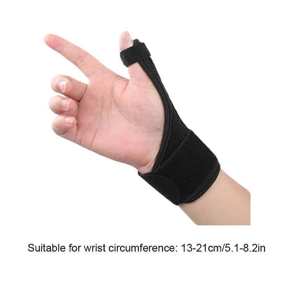 Wrist Thumb Brace For Joint Support With Aluminum Splint Lightweight Breathable For Carpal Tunnel Pain Relief Fits 13-21cm Wrist