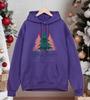 Merry Christmas Creative Trees Printing Hoodies Male Autumn Casual Hoody Fleece Comfortable Pullover Pocket Loose Streetwear