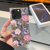 Clear Square Back Tube Case Protection For iPhone 13 12 15 Plus 14 Pro Max 11 16 ProMax Anti-Oxygen,Romantic Spring Pattern Casing