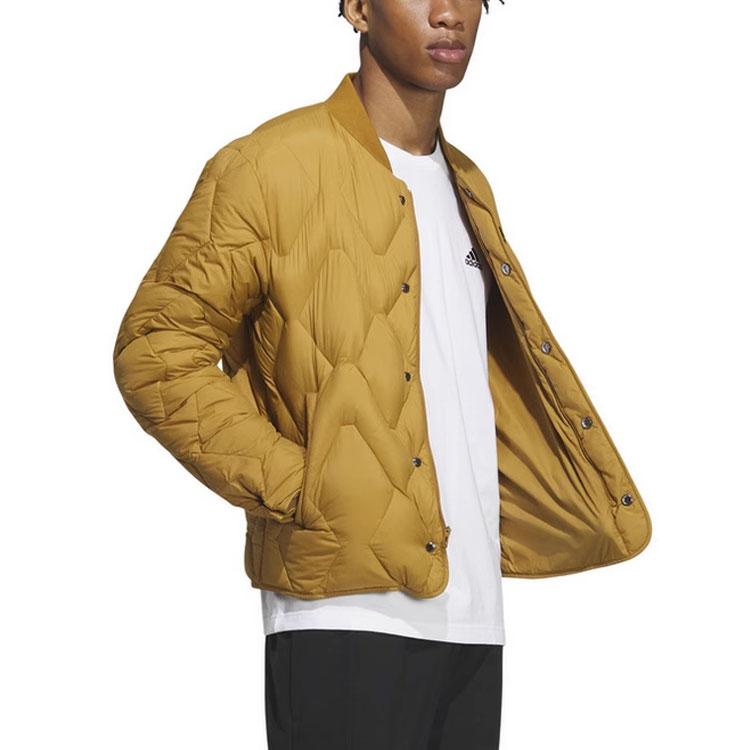 adidas Leichte Daunenjacke mit langen Ärmeln Unisex Oberbekleidung Gelb IX7085