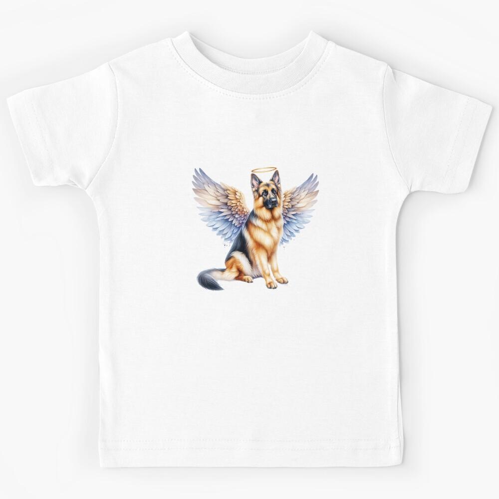 German Shepherd Angel Kids T-Shirt 140