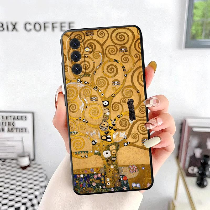 Kiss By Gustav Klimt Art Soft Phone Case for Samsung A17 A37 A57 A16 A26 A36 A56 A15 A25 A35 A55 A14 A24 A34 A54 A13 A23 A33 A53