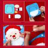 1/7/10Pcs Christmas Handmade DIY Material Bag Easy to Operate Embroidered Doll Set with Cartoon Animal Pattern Sewing Craft Kit
