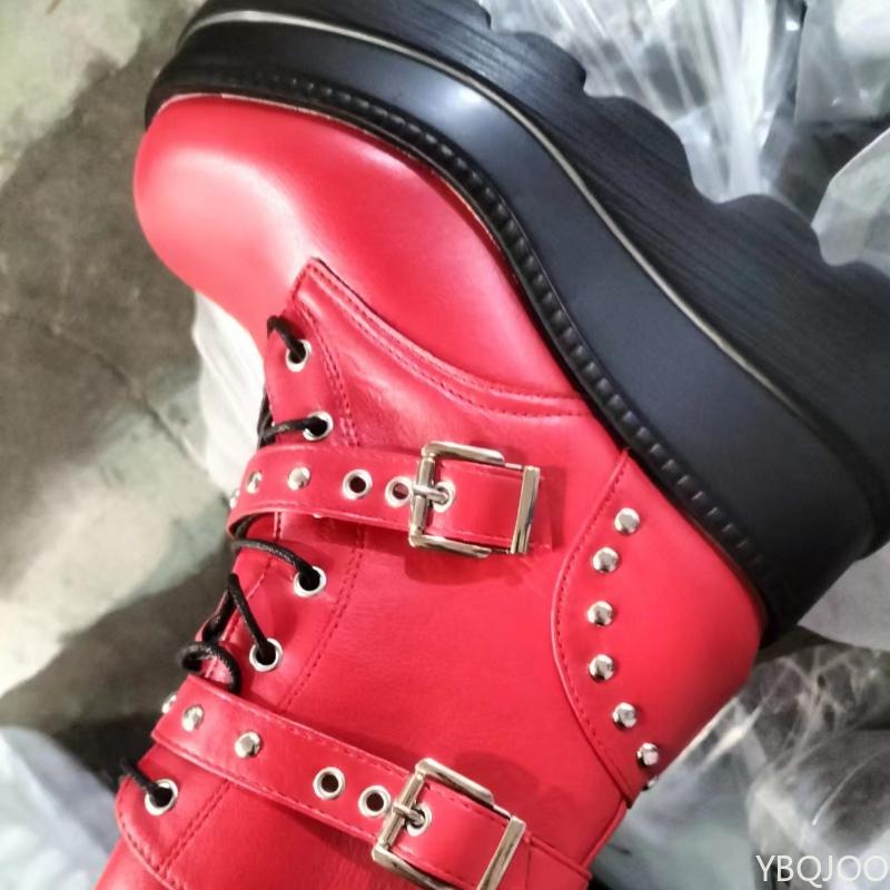 Fashion Women's Boot Design Short Tube New Thick Soled European American Plus Size Fashionable Street Plus Size Short Boots for Women