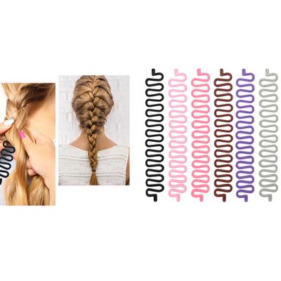 Outil de tressage de cheveux pour femmes, facile et élégant, pour tordre et tresser les cheveux, bricolage