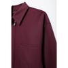 VAYLA Women Vintage Loose Lapel Jacket Burgundy Color Zipper Jacket New  Autumn Stylish Versatile Casual Jacket
