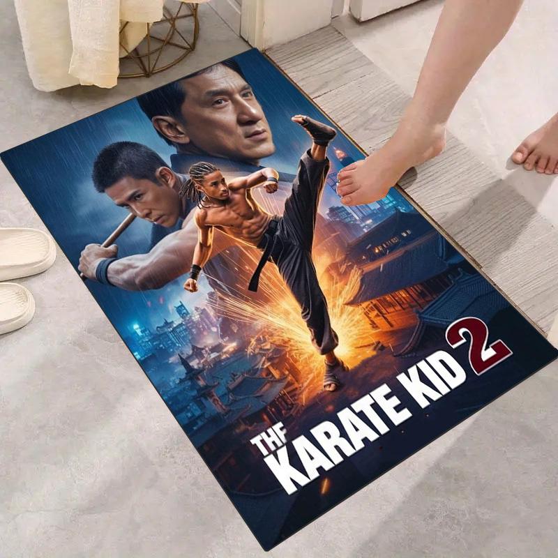 The Karate Kid 2 Movie Print Area Rug Martial Arts Action Film Floor Carpet Teen Room Home Decor