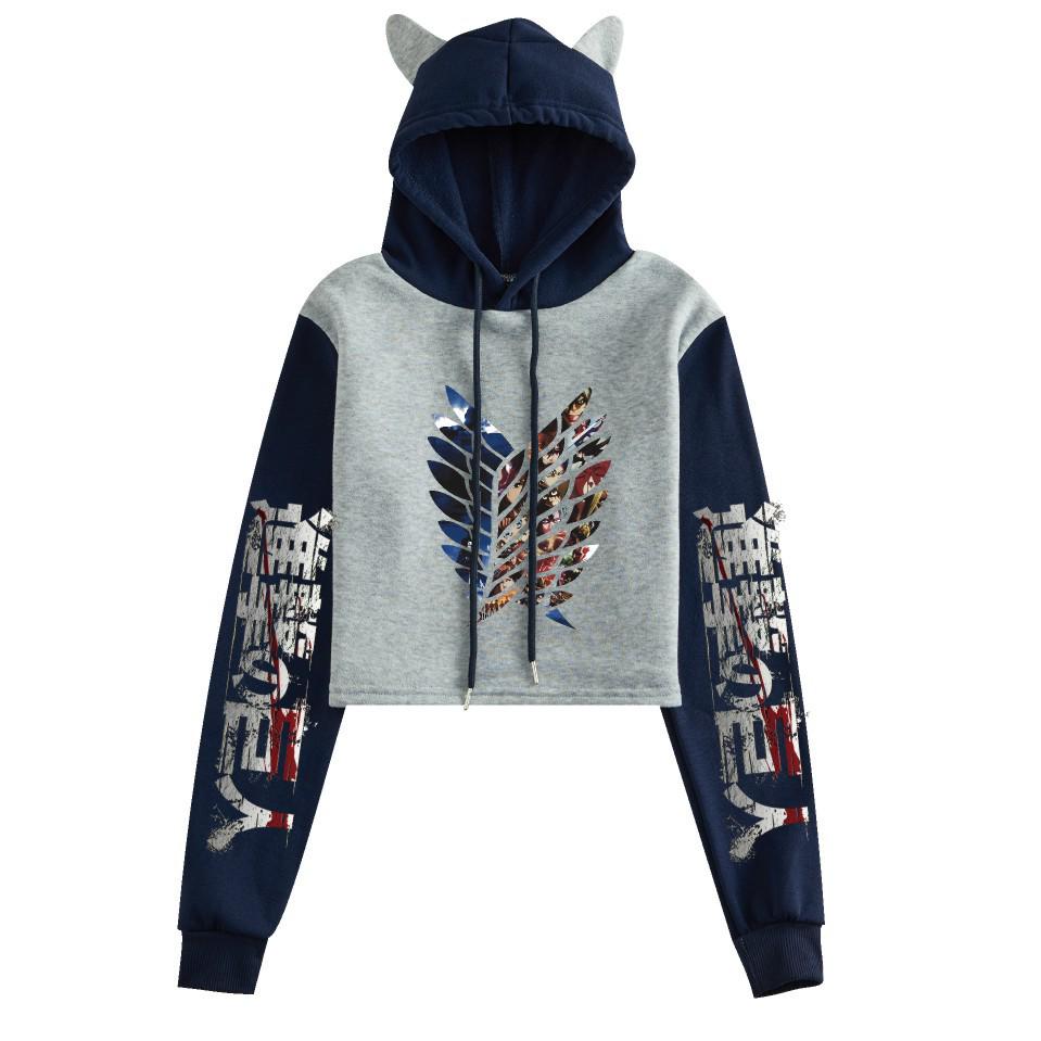Attack on Titan Cross Logo Hoodie